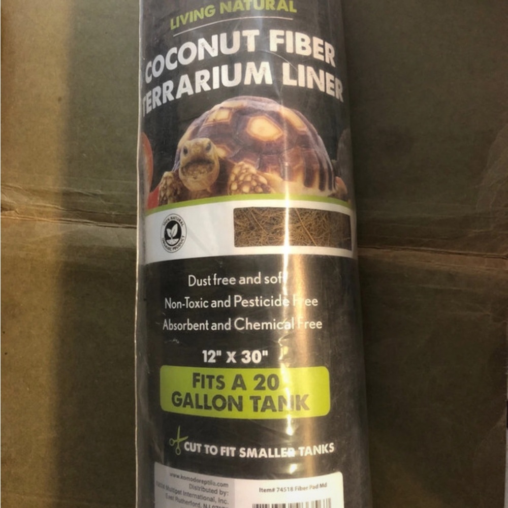Coconut Fiber Terrarium Liner — Brown